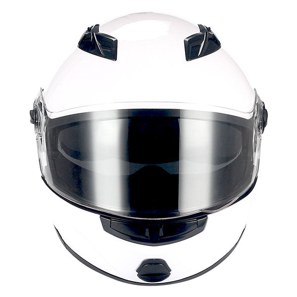 1Storm Commander Motorcycle Modular Full Face Helmet Flip up Dual Visor/Sun Shield: HJA113