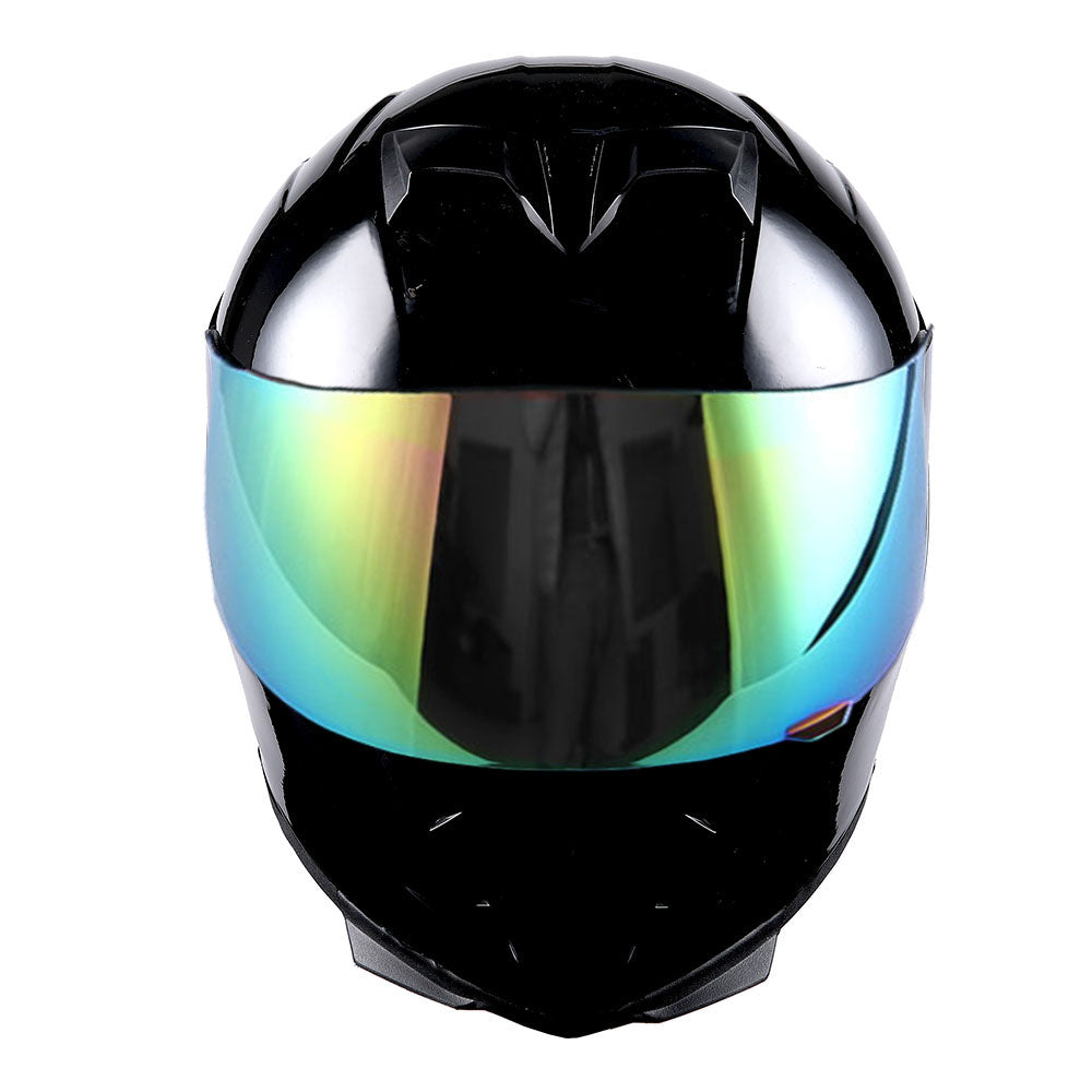 1Storm Motorcycle Full Face Helmet Skull King + One Extra Clear Shield: HJK311