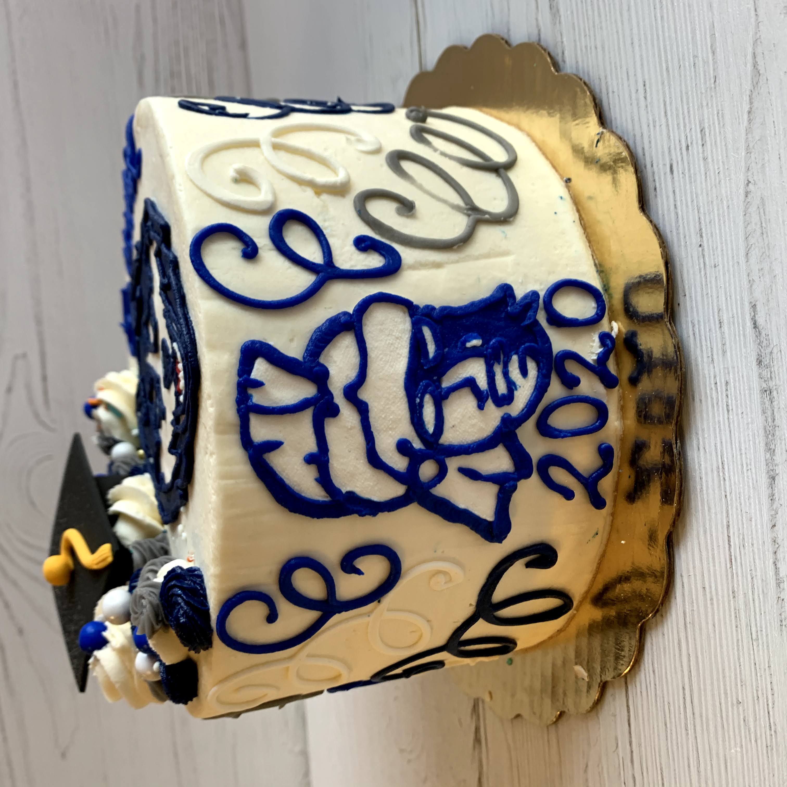 Bromfield High School Graduation Cake (with ONE Logo Only)