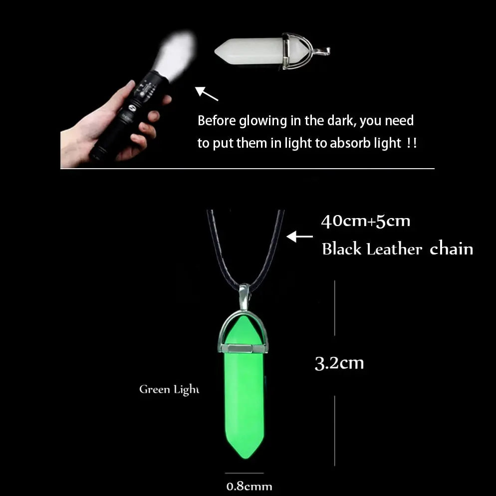 Glow In The Dark Necklace Pendant For Women and Men