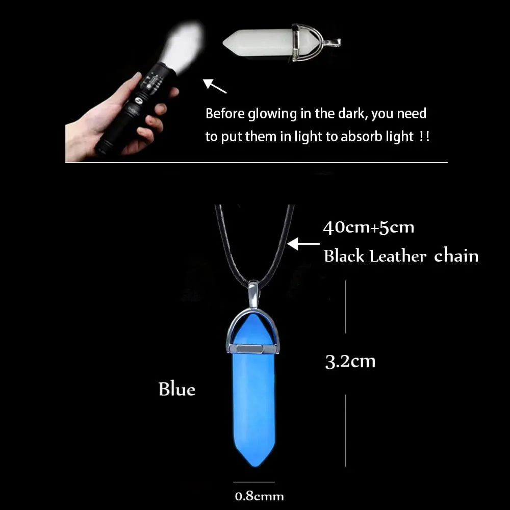 Glow In The Dark Necklace Pendant For Women and Men