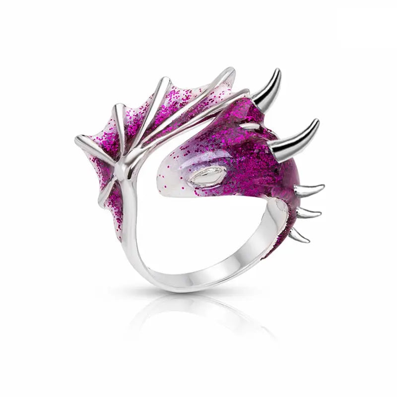 Adorable Baby Dragon Ring - Adjustable Dragon Wing Ring