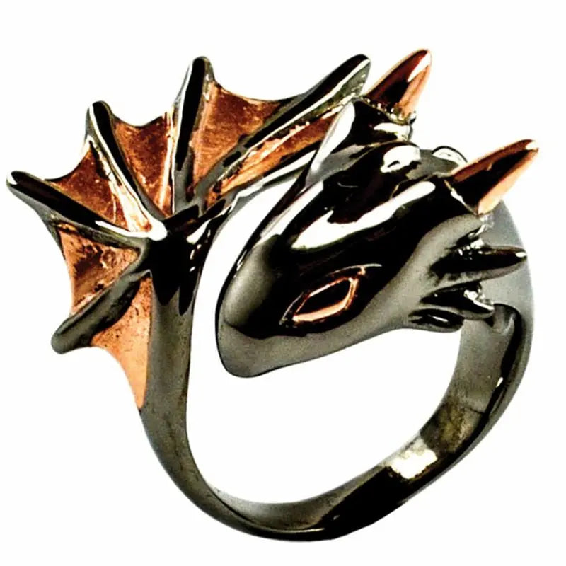 Adorable Baby Dragon Ring - Adjustable Dragon Wing Ring