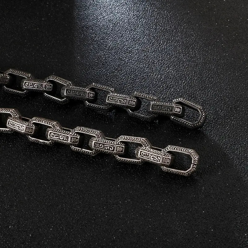 Viking Rune Bracelet - Vintage Stainless Steel Bracelet Viking Bracelet for Men