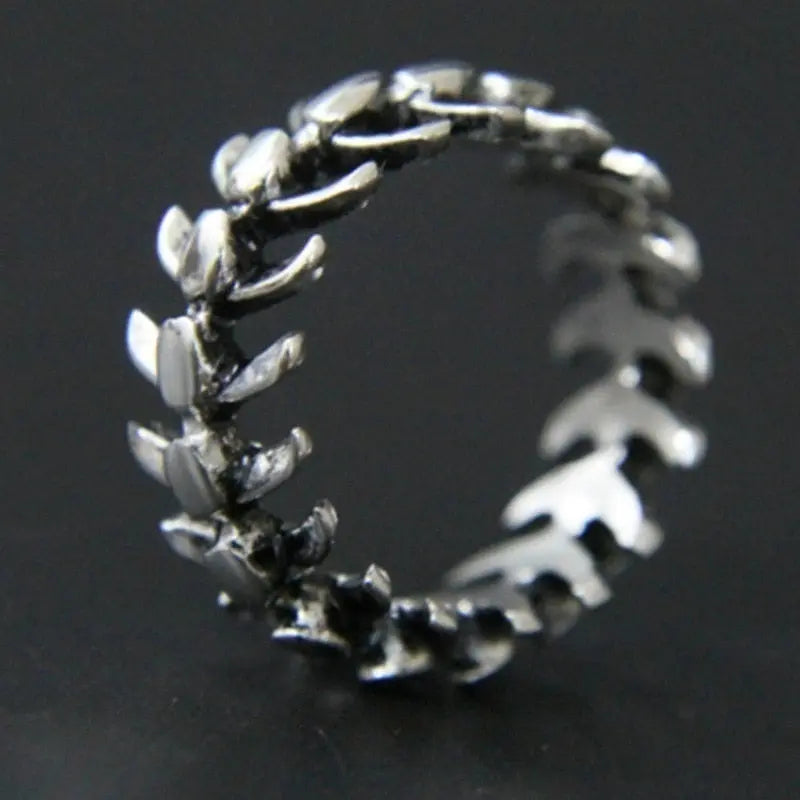 Vintage Dragon Spine Dragon Bone Ring - Open Adjustable Gothic Ring for Women and Men
