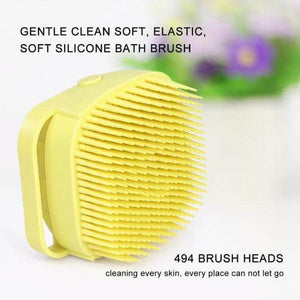 Silicone Bath Massage Soft Brush - Soft Silicone Shower Brush, Fit for All Kinds of Skin