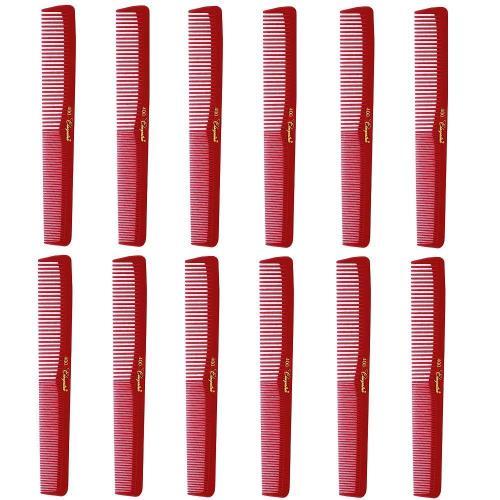 Cleopatra Red Styling Combs #400-1 Dozen