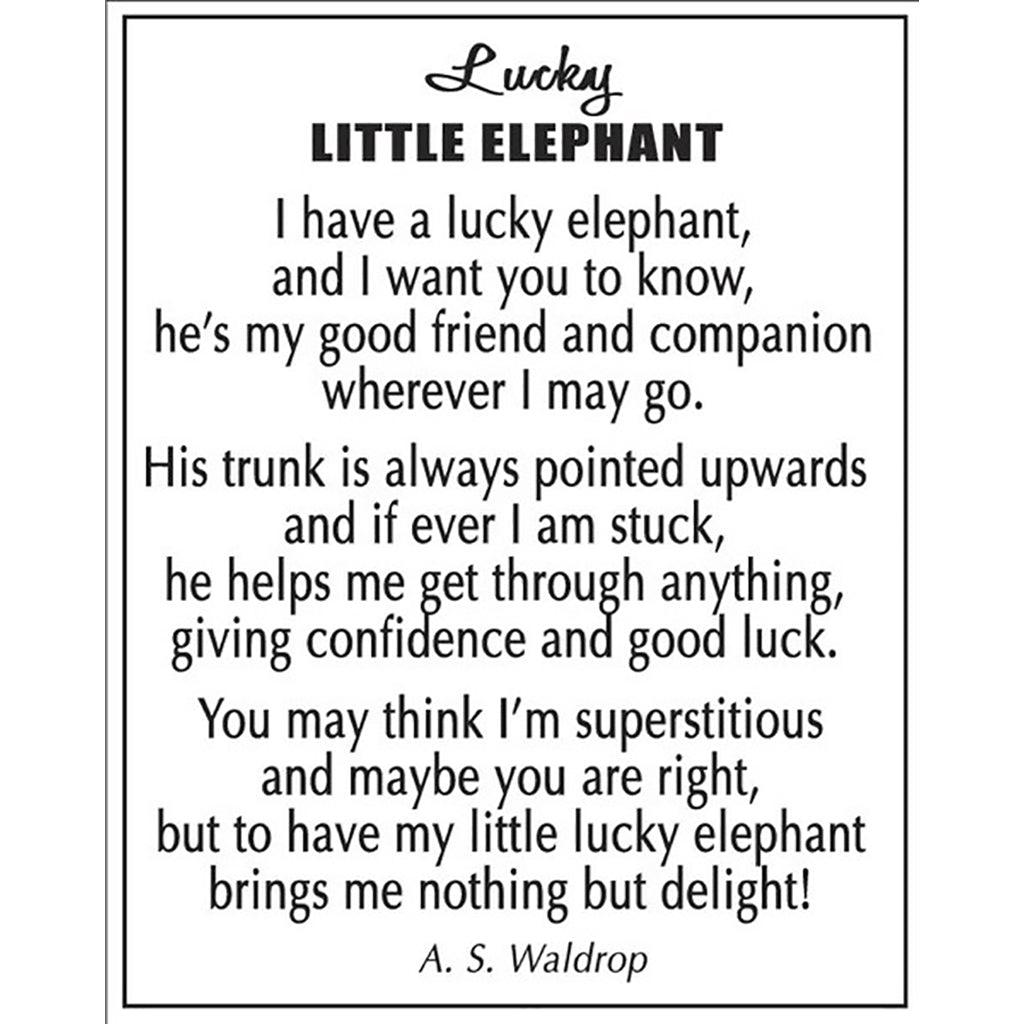 Ganz : Lucky Little Elephant Charm