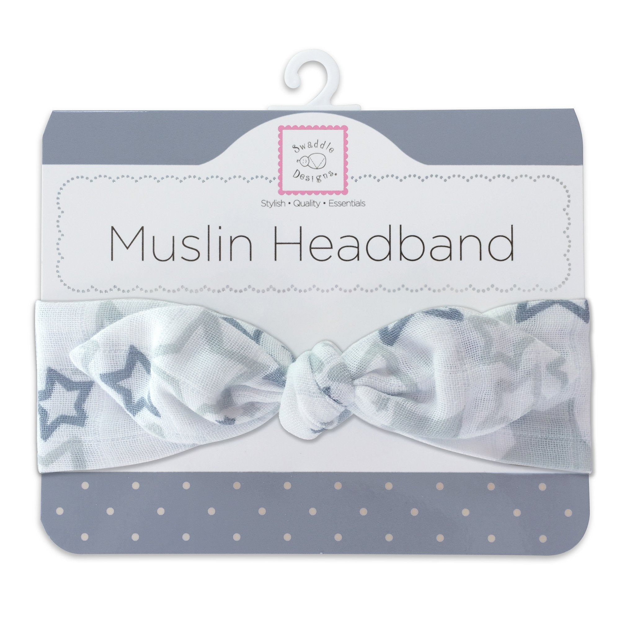 Muslin Headband - Starshine Shimmer, Sterling