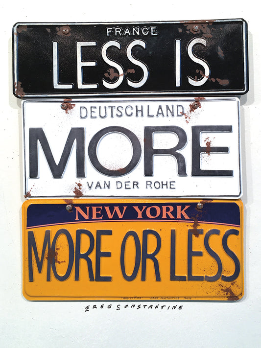 Mies Less Is More