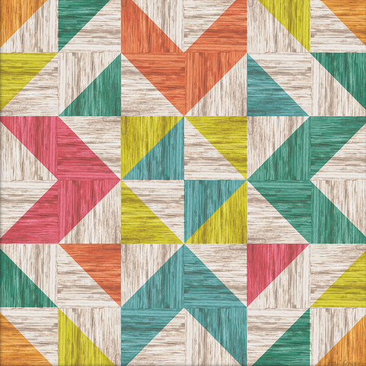 Barn Quilt Weathered 7