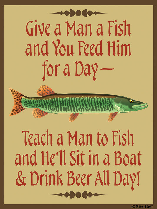 Give Teach Fish Beer