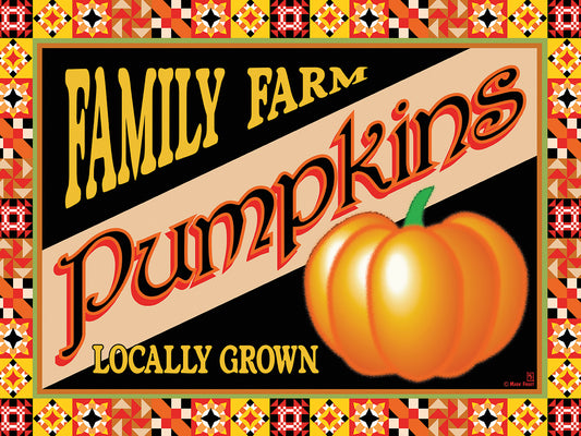 Pumpkin Crate Label