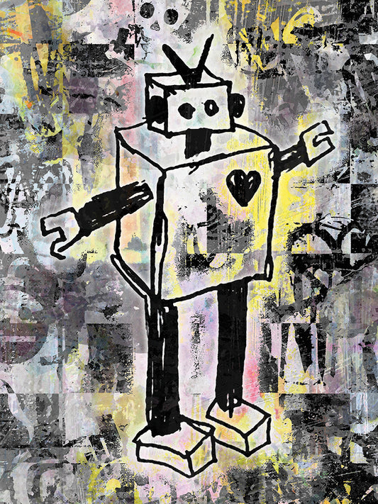 Robot Graffiti Color