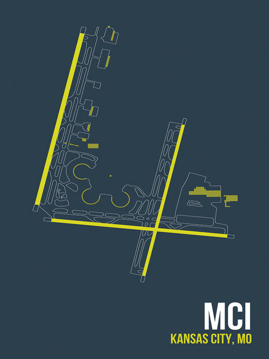 MCI Airport Layout