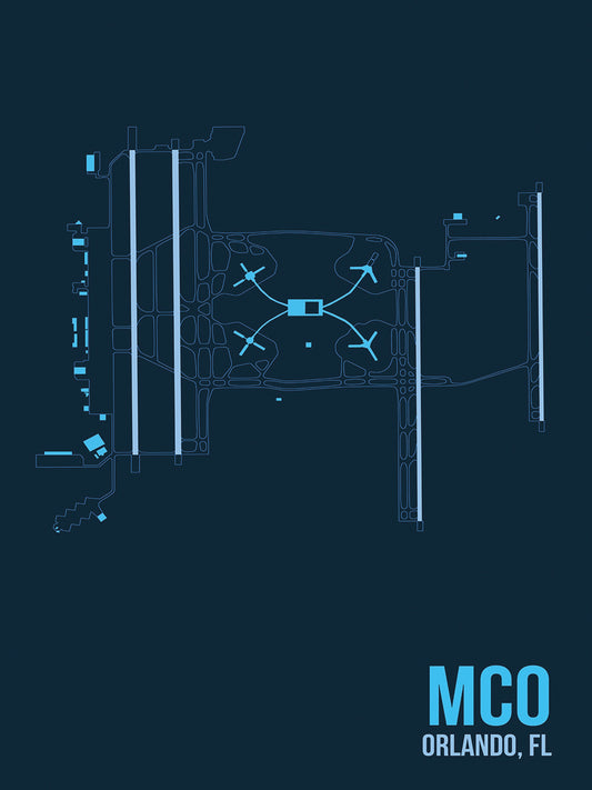 MCO Airport Layout