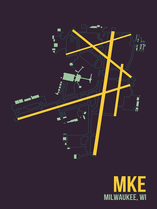 MKE Airport Layout