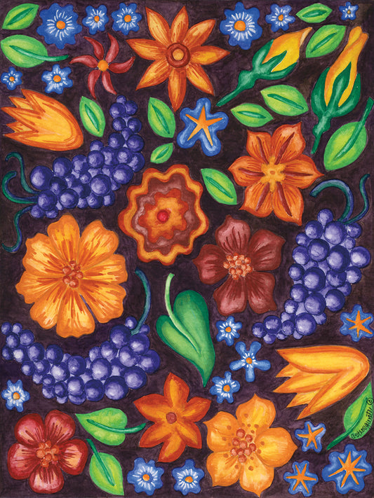 Mosaic Flowers 1