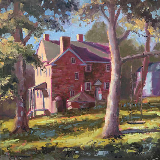 Washington's House by Jennifer Stottle Taylor - highest quality handcrafted wall art work on large canvas & framed canvas prints