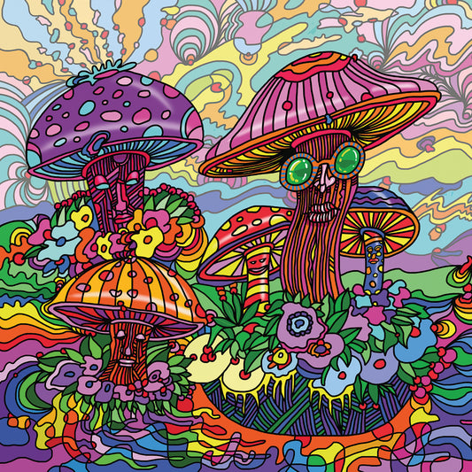 Pop Art Mushrooms