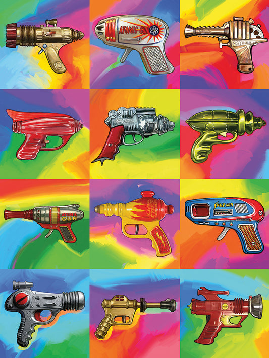Pop Art Space Guns