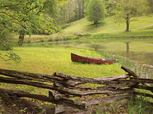 Canoe & Fence