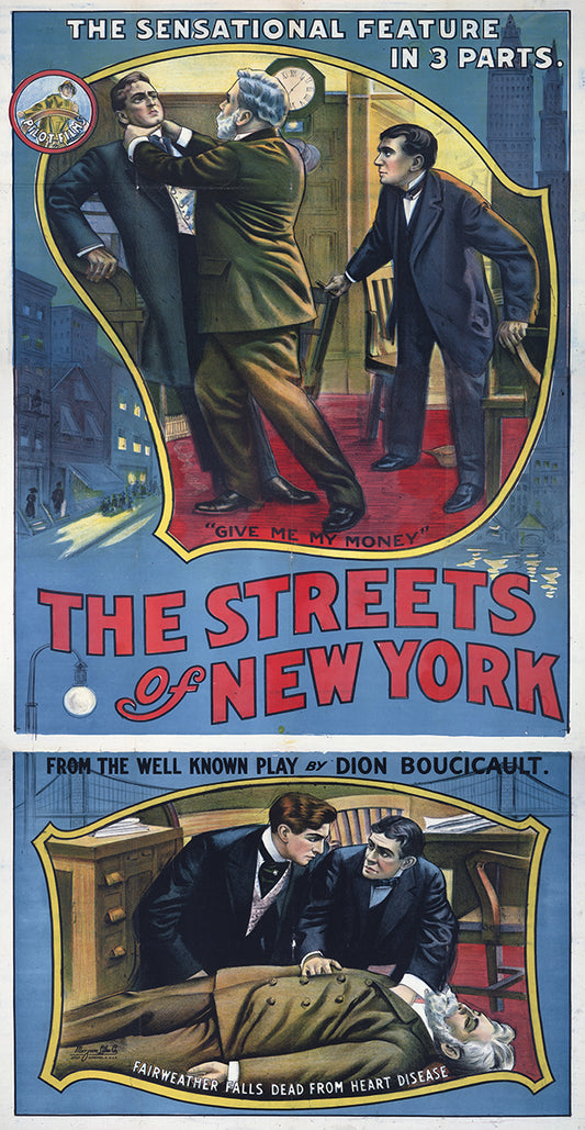 The Streets of New York Play Poster