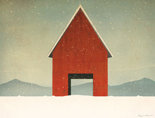 Red Barn Winter