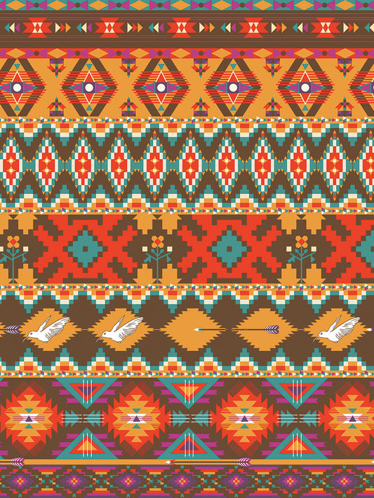 Desert Jewels Aztec Pattern