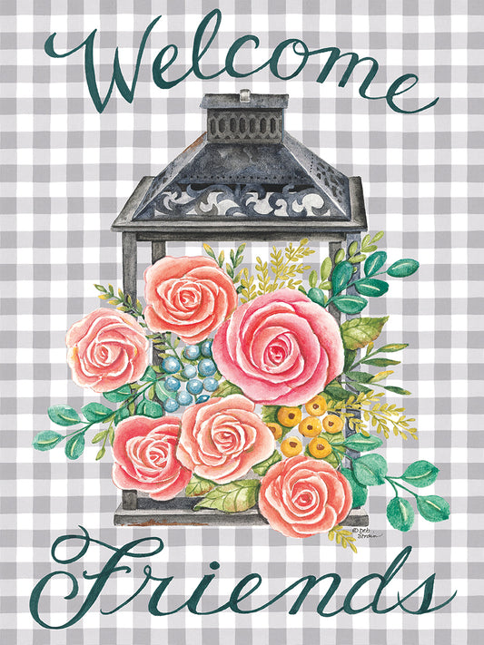 Lantern with Roses