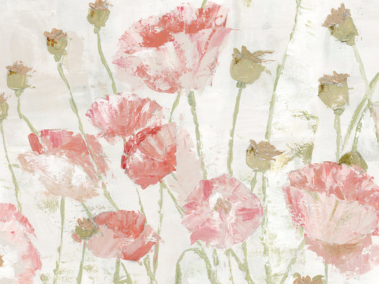 Poppies in the Wind Blush Landscape