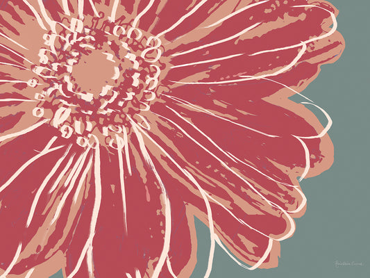 Flower Pop Sketch IV-Red
