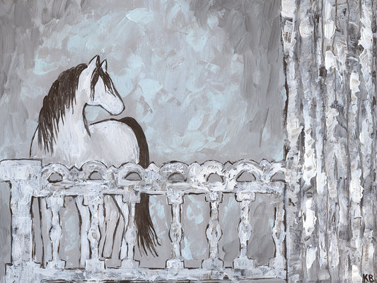 Farm Sketch Horse stable