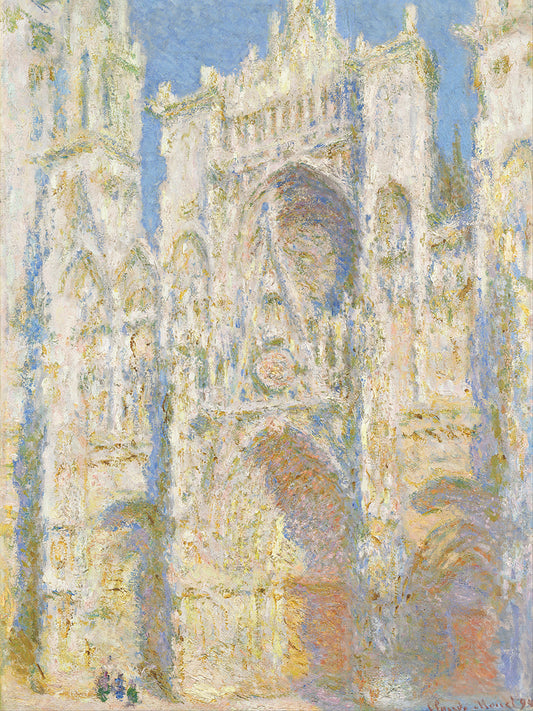 Rouen Cathedral, West Façade, Sunlight (1894)
