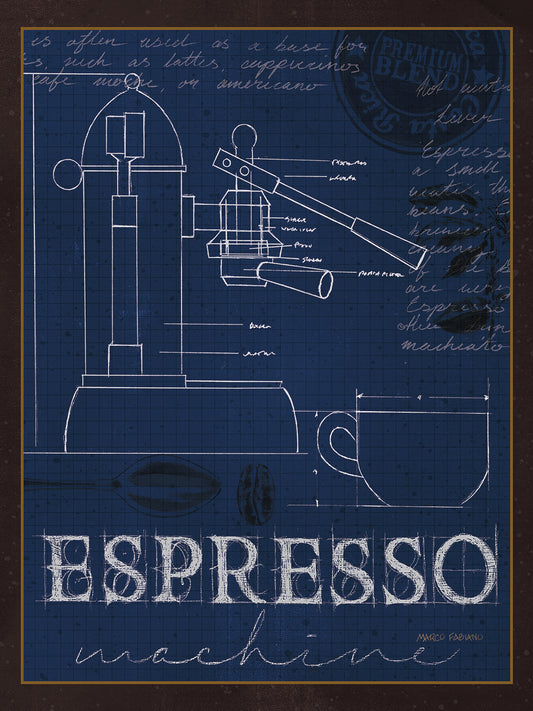 Coffee Blueprint IV Indigo