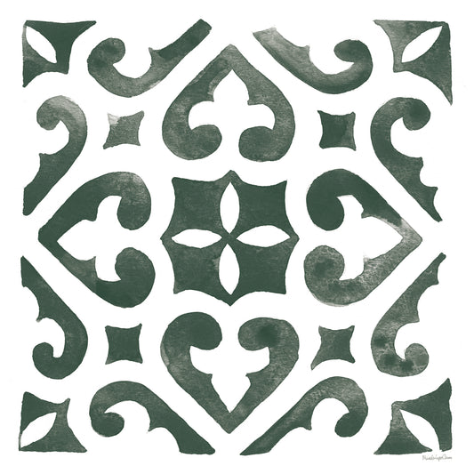 Andalusian Tile I Pine Green