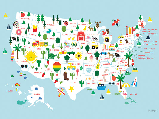 Fun USA Map
