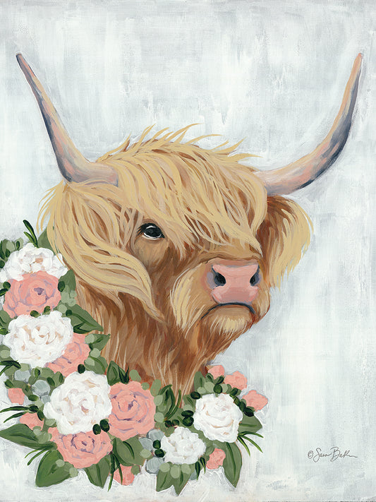 Floral Highlander Cow
