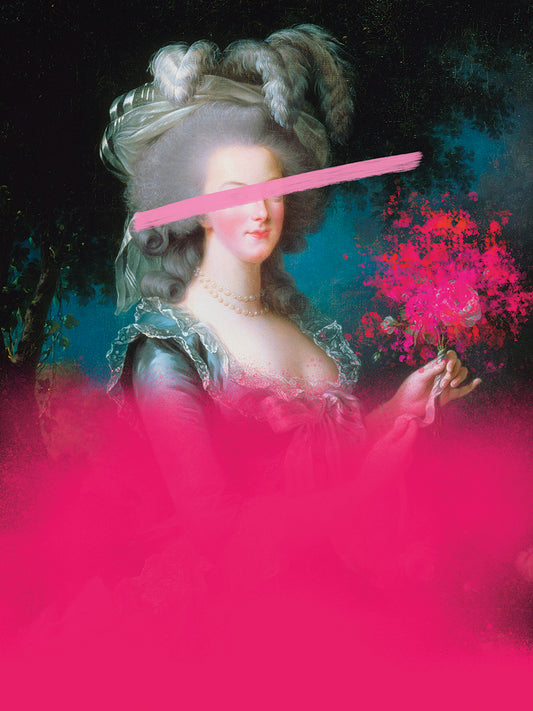 Marie Antoinette Spray Paint
