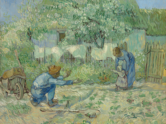 First Steps, after Millet (1890)