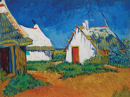 Three white cottages in Saintes-Maries (1888)