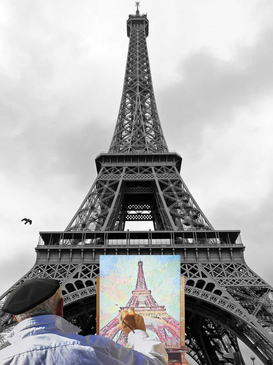 Plein Air Eiffel Tower Vista 24x36