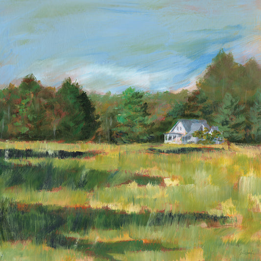 Farmhouse Across the Meadow
