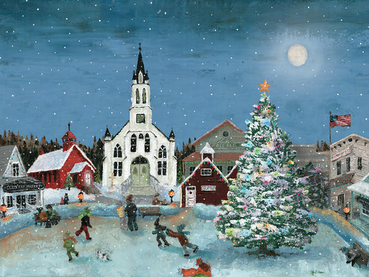 Christmas Scene-Moon