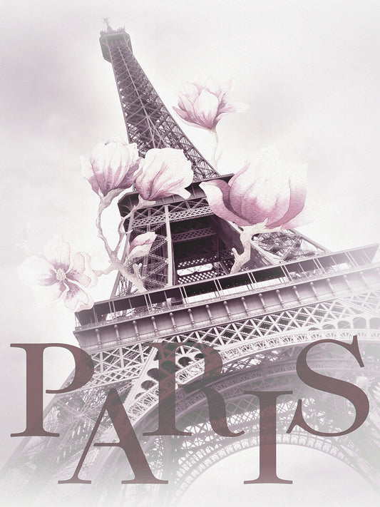 PARIS Magnolia Eiffel Tower - pink