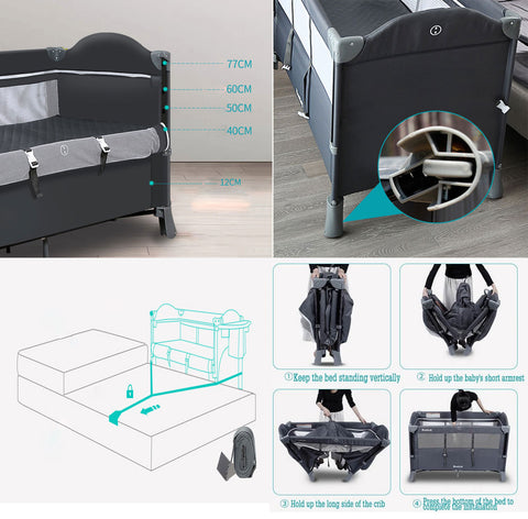 baby bed bedside crib for sale Crib Attached To Bed