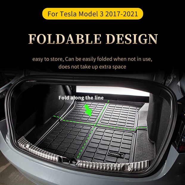 Tesla Model 3 Rear Trunk Mat