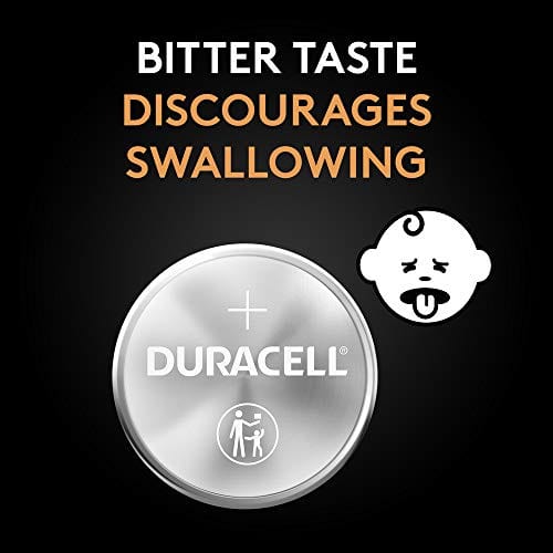 Duracell - 2032 3V Lithium Coin Battery - with Bitter Coating - 1 Count