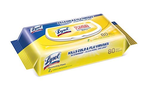 Lysol Disinfectant Handi-Pack Wipes, Multi-Surface Antibacterial Cleaning Wipes, for Disinfecting and Cleaning, Lemon and Lime