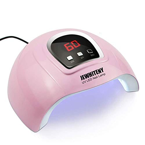 UV LED Nail Lamp 54W, Professional Nail Dryer Gel Polish Light, UV Nail Light with 3 Timer Setting, Nail Polish Curing Gel LED Dryer,